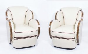 Epstein Art Deco Cloud Armchairs | Antique Art Deco Cloud Armchairs | Ref. no. 06542 | Regent Antiques
