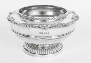 Antique Sterling Silver Sugar Bowl Maple & Co 1916 | Ref. no. 06602 | Regent Antiques