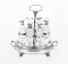 Antique English Silver Six-Bottle Cruet Paul Storr 1805 | Ref. no. 06643 | Regent Antiques