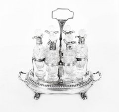 Antique English Silver Six Bottle Cruet Paul Storr 1805 Antique English Silver Six-Bottle Cruet Paul Storr 1805 | Ref. no. 06643 | Regent Antiques
