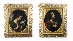 Antique Pair Oil on Canvas After Carlo Dolci c.1860 | Ref. no. 06646 | Regent Antiques