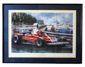 Vintage Print Signed Ferrigno "Start to Finish" Niki Lauda | Ref. no. 06678 | Regent Antiques