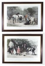 Vintage Pair Prints "Forgiven" & "Too Late" H Hardy | Ref. no. 06692 | Regent Antiques