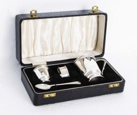 Antique English Art Deco Silver Christening Set 1932 | Ref. no. 06719 | Regent Antiques