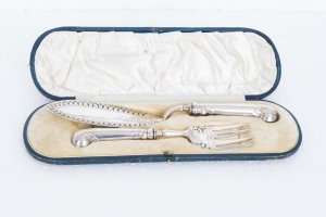 Antique English Silver Fish Servers Sheffield 1895 | Ref. no. 06735 | Regent Antiques