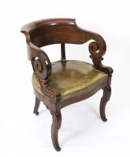 Antique Empire Mahogany Armchair Desk chair c.1820 | Ref. no. 06777x | Regent Antiques
