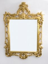 Elaborate Gilded Hand Carved George II Style Mirror 170 x 124 cm | Ref. no. 06824 | Regent Antiques
