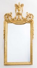 Beautiful Sheraton Style Carved Giltwood Mirror 120 x 63 cm | Ref. no. 06826 | Regent Antiques