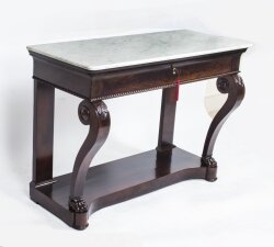 Antique French Charles X Mahogany Console Table c1825 | Ref. no. 06871 | Regent Antiques