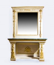 Antique Roman Console Table with Mirror & Marble Top 248 x 168 cm | Ref. no. 06902 | Regent Antiques