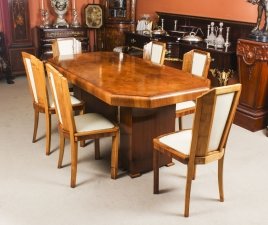 Antique Art Deco Dining Table & Chair Set | Art Deco Dining Table & Chairs | Ref. no. 06906 | Regent Antiques