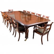 Antique 335cm Victorian Dining Table c.1850 & 12 Chairs | Ref. no. 06931a | Regent Antiques