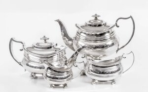 Antique Silver 4 Piece Tea & Coffee Set George III 1814 | Ref. no. 06956 | Regent Antiques