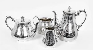 Antique Silver Tea Coffee Set Thomas Smily 1865 | Ref. no. 06957 | Regent Antiques