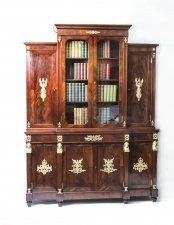 Antique Empire Mahogany Bookcase Cabinet c.1840 | Ref. no. 07068 | Regent Antiques