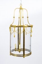 Sheraton Style Solid Brass Circular Lantern