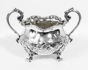 Antique Sterling Silver Sugar Bowl Paul Storr 1833 | Ref. no. 07154 | Regent Antiques