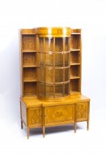 Antique Late Victorian Satinwood Display Cabinet c.1890 | Ref. no. 07184 | Regent Antiques
