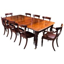 Antique Regency Gillows Dining Table 8 Regency Chairs | Ref. no. 07223a | Regent Antiques