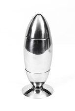 Stainless Steel Rugby Ball Football Cocktail Shaker | Ref. no. 07266 | Regent Antiques