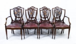 Set 8 English Antique Hepplewhite Dining Chairs | Hepplewhite Style Chairs | Ref. no. 07284 | Regent Antiques