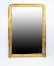 Antique French Giltwood & Gesso Overmantel Mirror c.1860 - 198 x 135 cm | Ref. no. 07287 | Regent Antiques