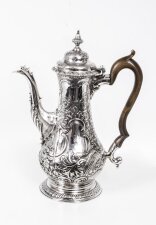 Antique George III Silver Coffee Pot W&J Priest 1767 | Ref. no. 07311 | Regent Antiques