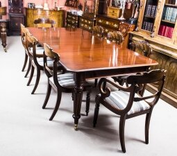 Antique Regency  Dining Table 8 Regency chairs C1820 | Ref. no. 07433a | Regent Antiques