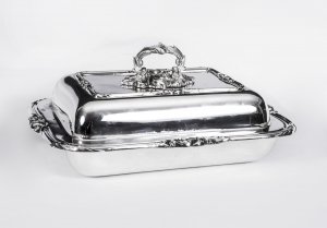 Antique Victorian Silver Plated Entree Dish Mappin c.1845 | Ref. no. 07445 | Regent Antiques