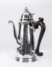 Antique Queen Anne Silver Cut Card Chocolate Pot 1704 | Ref. no. 07506 | Regent Antiques
