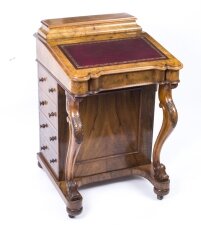 Antique Victorian Burr Walnut Davenport Desk c.1870 | Ref. no. 07529 | Regent Antiques