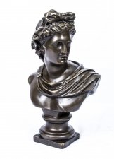 Decorative Bronze Sculpture of Bust of Greek God Apollo | Ref. no. 07531 | Regent Antiques