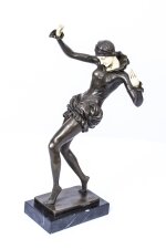 Elegant Art Deco Bronze Dancing Girl | Ref. no. 07543 | Regent Antiques
