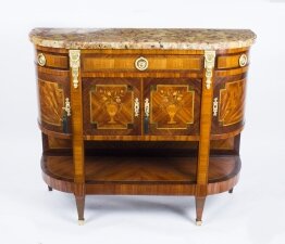 Antique French Marquetry Sideboard Marble Top c.1880 | Ref. no. 07545 | Regent Antiques