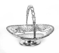 Antique Victorian Silver Plated Fruit Basket Mappin & Webb | Ref. no. 07573 | Regent Antiques