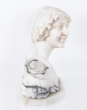 Antique Marble Bust of Iullette by Prof G.Bessi c1900