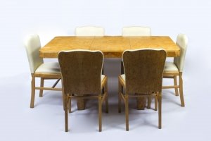 Antique Art Deco Dining Table & Chair Set | Art Deco Dining Set | Ref. no. 07626a | Regent Antiques