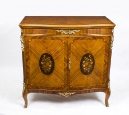 Vintage Burr Walnut Marquetry side Cabinet Epstein | Ref. no. 07634 | Regent Antiques
