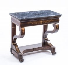 Antique Charles X Period Rosewood Inlaid Console Table c.1830 | Ref. no. 07654 | Regent Antiques