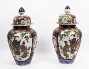 Antique Large Pair Japanese Imari Porcelain Vases c. 1870 | Ref. no. 07667 | Regent Antiques