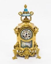 Antique French Sevres Porcelain Ormolu Mantel Clock c.1870 | Ref. no. 07847 | Regent Antiques