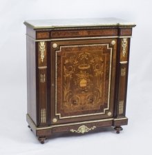 Antique French Burr Walnut Marquetry Side Cabinet c.1860 | Ref. no. 07855 | Regent Antiques
