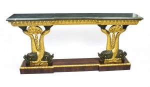 Antique Entwined  Gilded Dolphins Console Pier Table c.1920 | Ref. no. 07867 | Regent Antiques