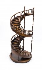 Vintage mahogany architectural model  spiral staircase | Ref. no. 07871 | Regent Antiques