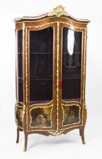 Antique French Kingwood Vernis Martin Display Cabinet c1880 | Ref. no. 07878 | Regent Antiques