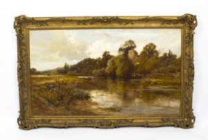 Antique Oil Painting Caversham Church John Horace Hooper | Ref. no. 07922 | Regent Antiques