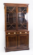 Antique Edwardian Inlaid  Mahogany Bookcase by Maple & Co C1900 | Ref. no. 07973 | Regent Antiques