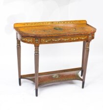 Antique Satinwood Painted Console Table by Edwards & Roberts C1890 | Ref. no. 08018 | Regent Antiques