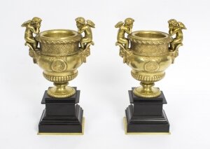 Antique Pair of French Gilt Bronze Urns | Ref. no. 08021 | Regent Antiques