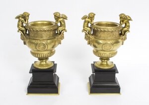 Antique Pair of French Gilt Bronze Urns | Ref. no. 08021 | Regent Antiques